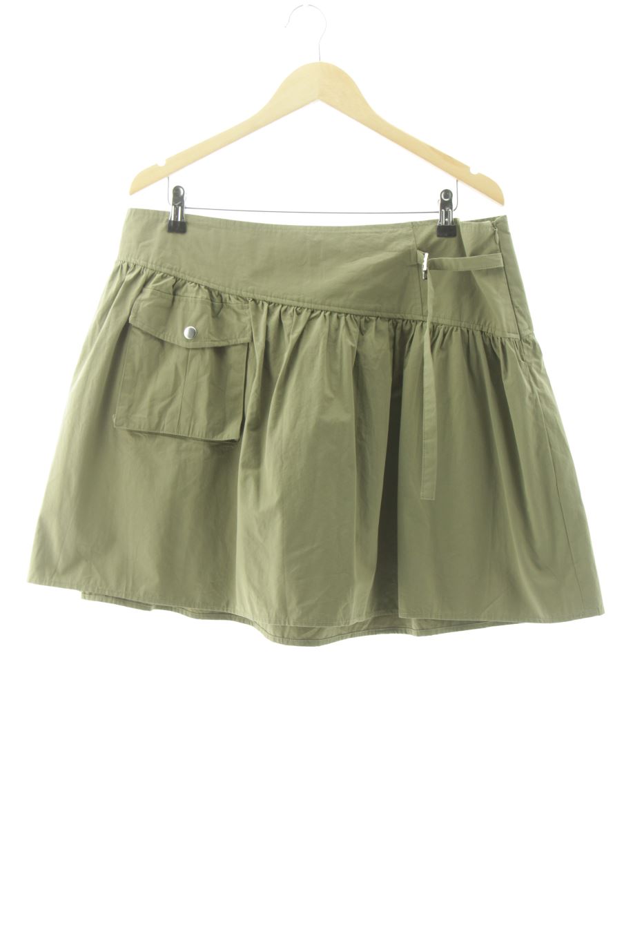 Aufwändiger Rock von Zara Größe XL, Farbe Grün, für