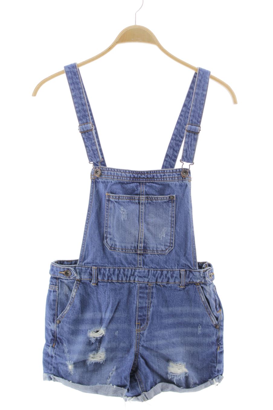 Monos de Bershka de la talla S, de color azul de ropa vaquera