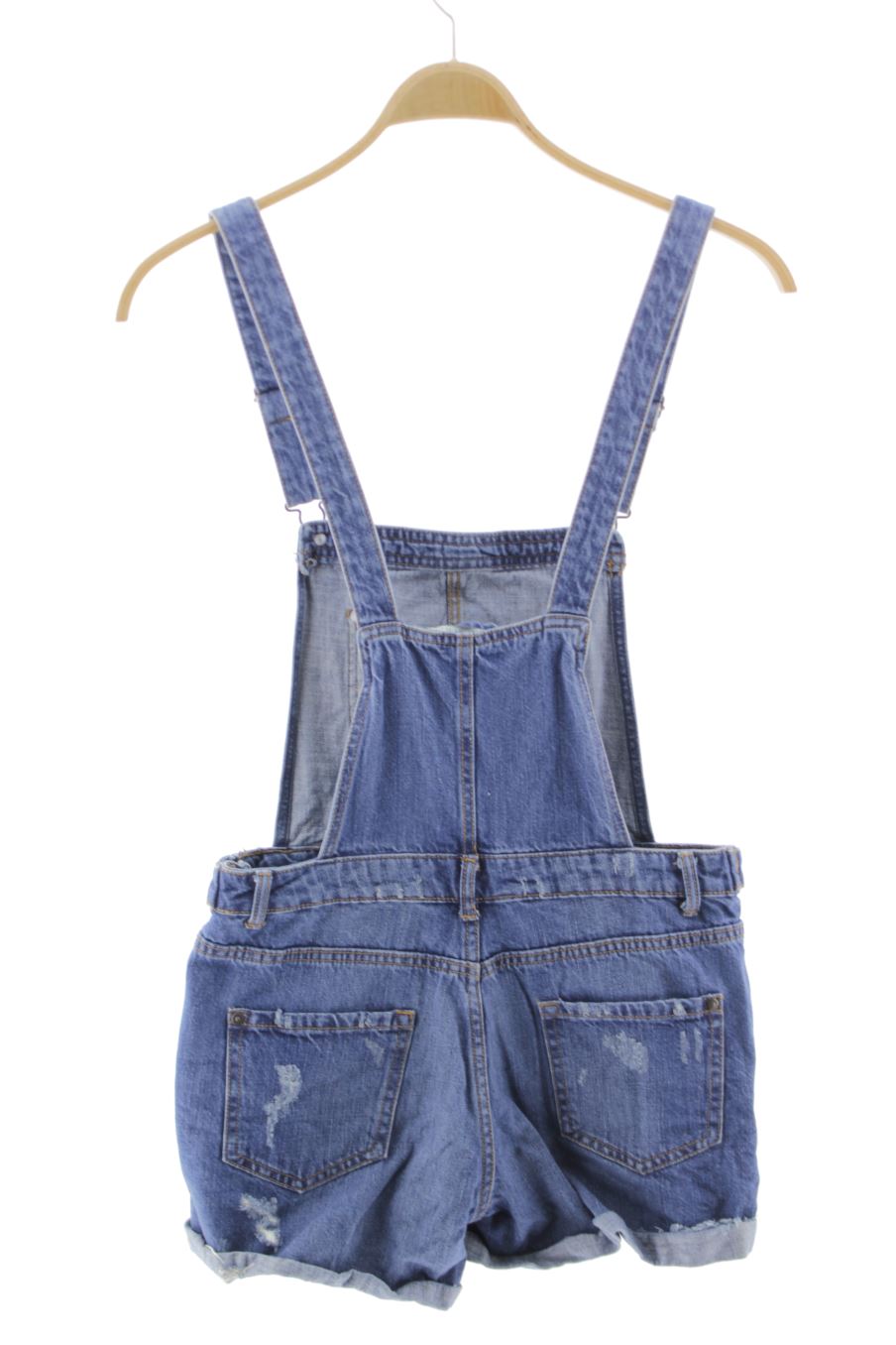 Monos de Bershka de la talla S, de color azul de ropa vaquera