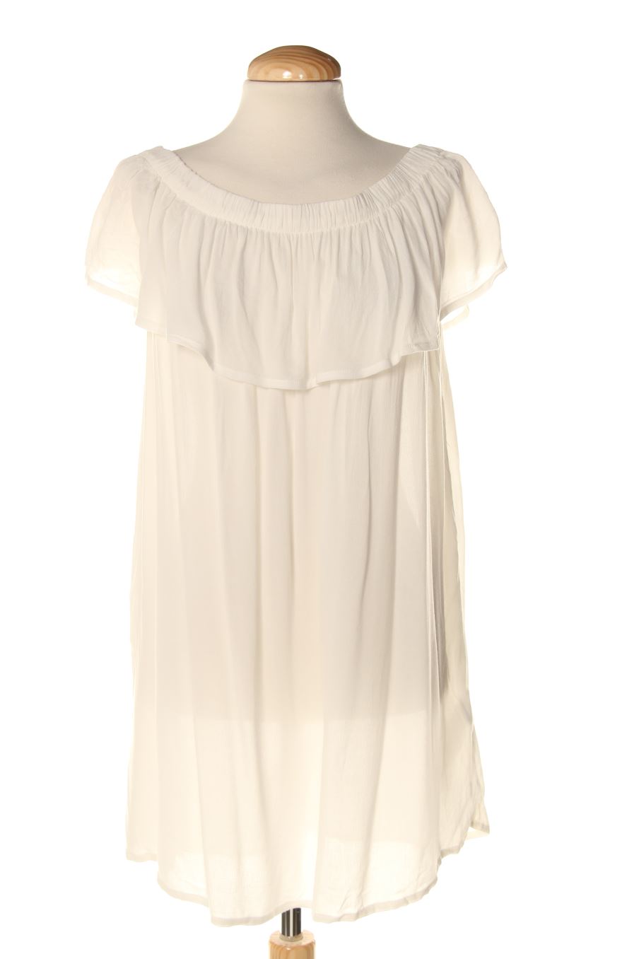 Robe casual Forever 21 de la taille M, de couleur blanc