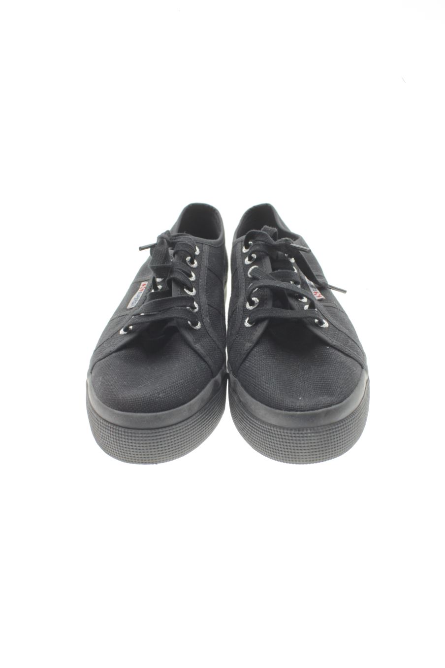 Deportivos de Superga de la talla 41, de color negro de