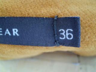 Pantalon Easy wear de la taille 36, de couleur moutarde