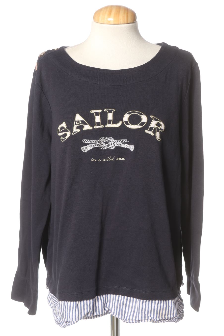 Sudadera de Cortefiel de la talla XL, de color azul marino