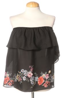 Blusa de manga corta M Stradivarius, foto 1 de 2