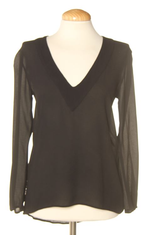Blusa a maniche lunghe
