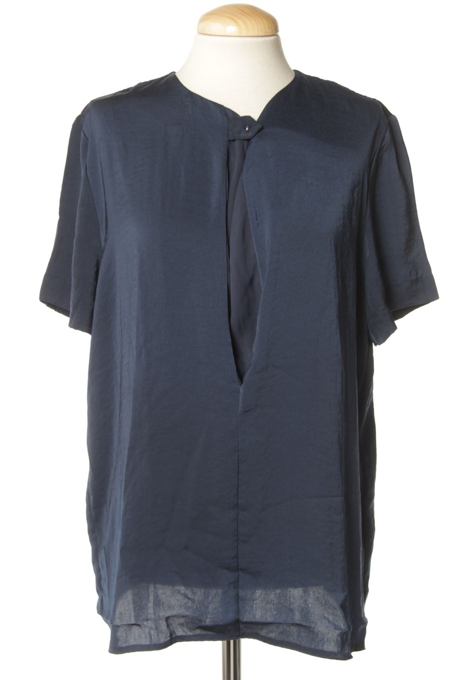 Blouse à manches courtes & Other Stories de la taille 42, de couleur bleu marine