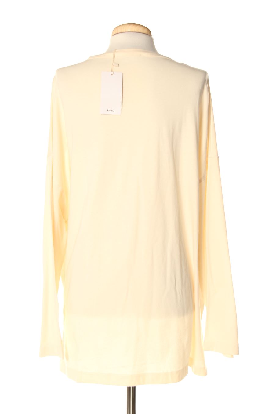 T-shirt à manches longues Mng de la taille XL, de couleur beige