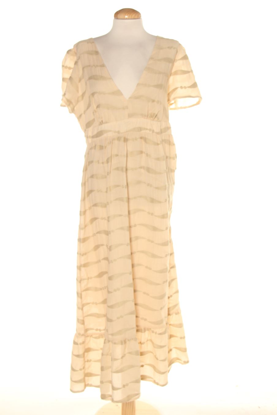 Vestido elegante de Hoss Intropia de la talla L, de color beige