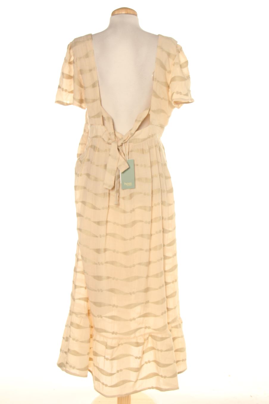 Vestido elegante de Hoss Intropia de la talla L, de color beige