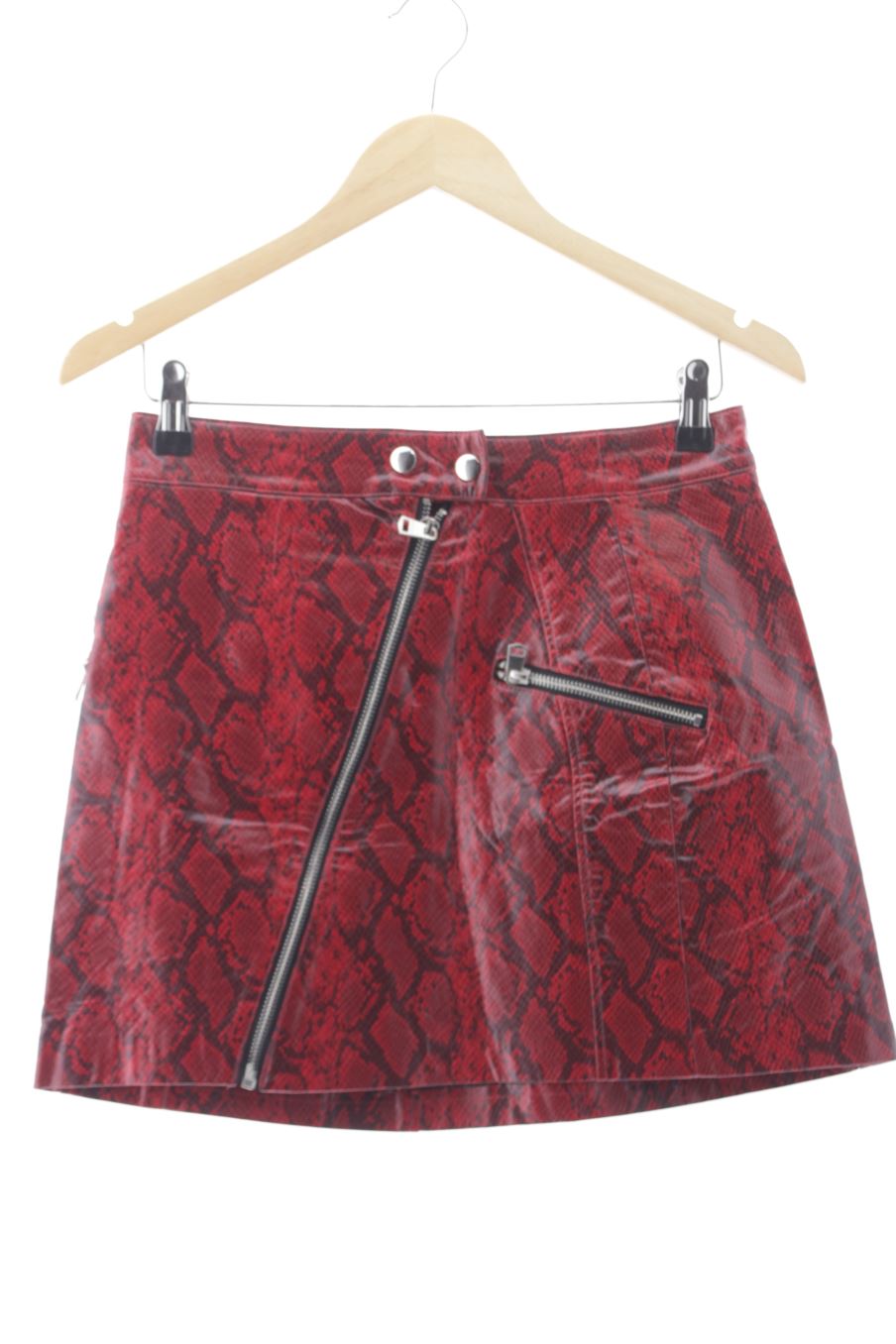 Falda de Bershka de la talla M, de color animal print de sintético