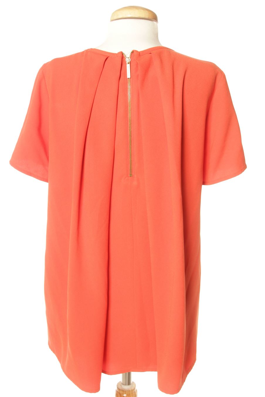 Blouse à manches courtes Michael Kors de la taille S, de couleur orange