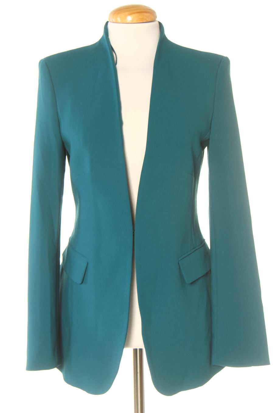 Blazer Zara de la taille S, de couleur vert