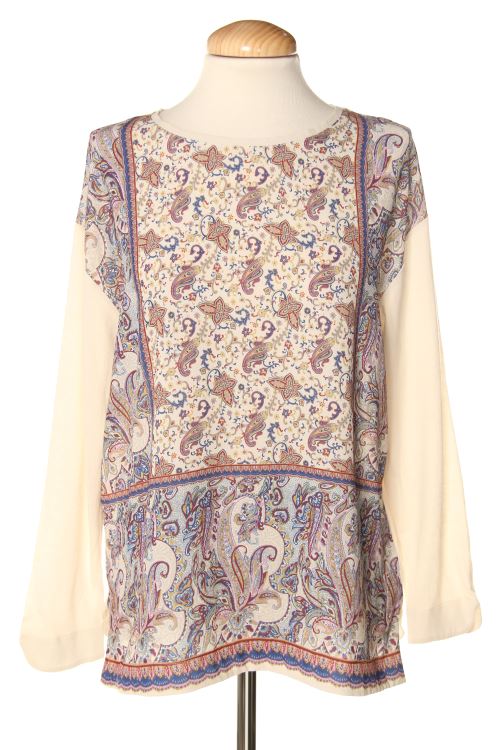 Blusa a maniche lunghe