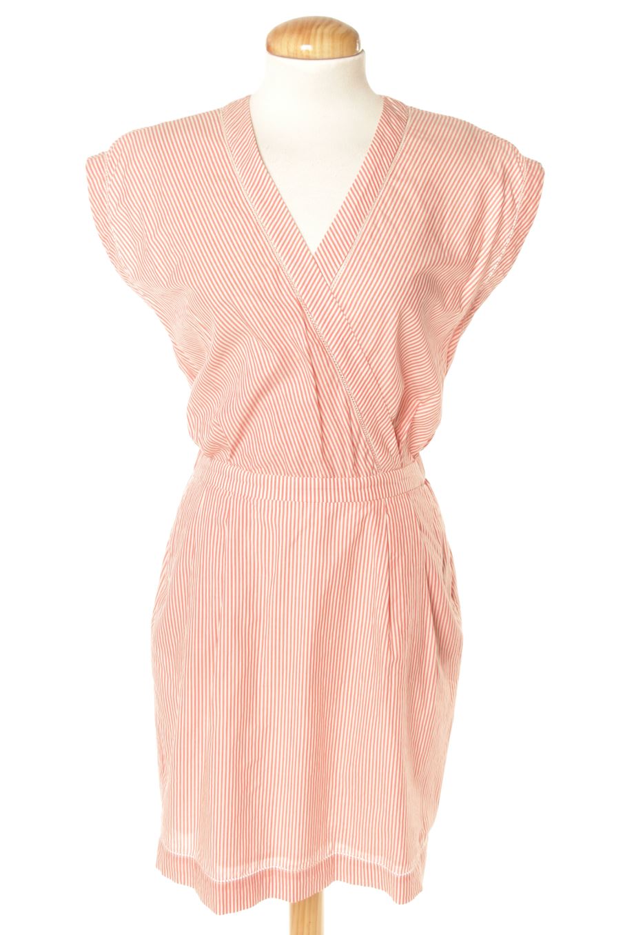 Robe casual Comptoir des Cotonniers de la taille XS, de couleur rouge