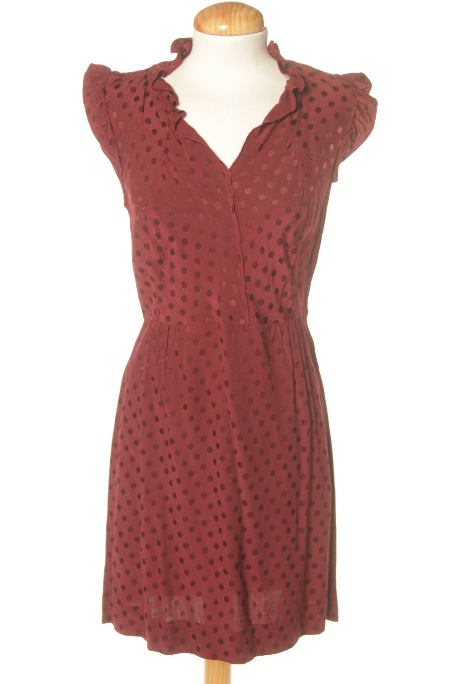 Robe casual Sandro de la taille XS, de couleur bordeaux
