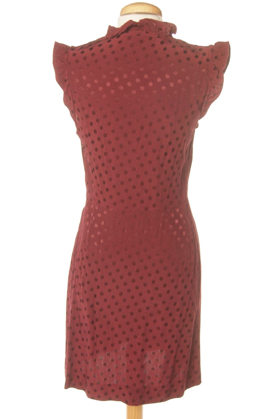 Robe casual Sandro de la taille XS, de couleur bordeaux