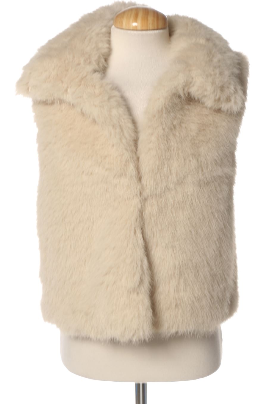 Veste sans manches Zara de la taille L, de couleur blanc