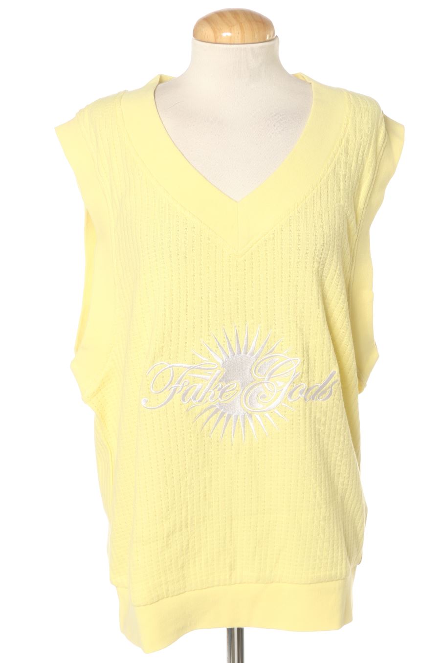 Pullover von Fake Gods Größe L, Farbe Gelb, für