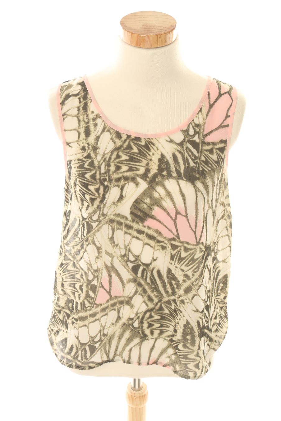 Top de Vila de la talla S, de color estampado