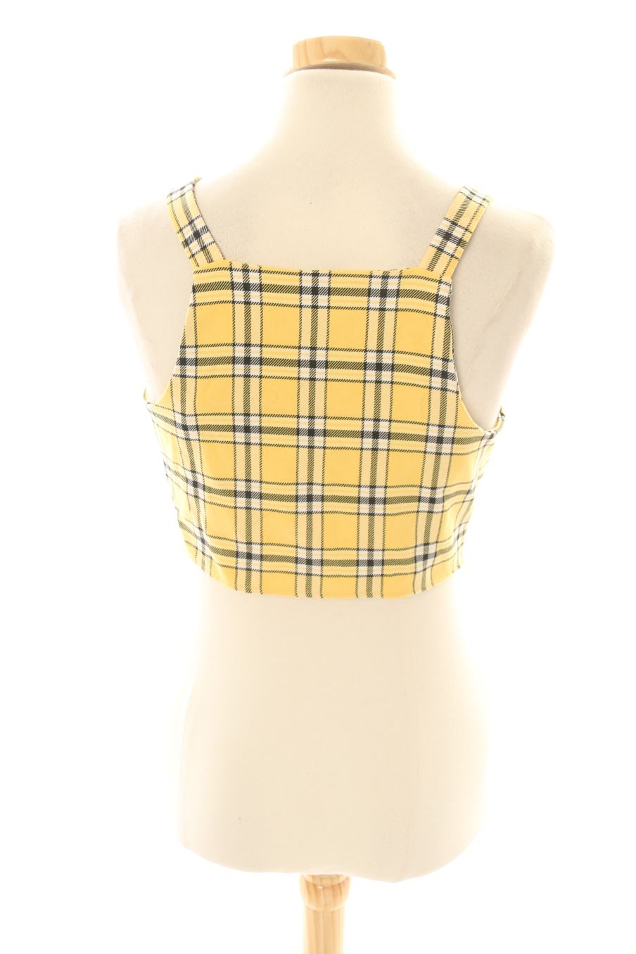 Top Bershka de la taille S, de couleur carreaux