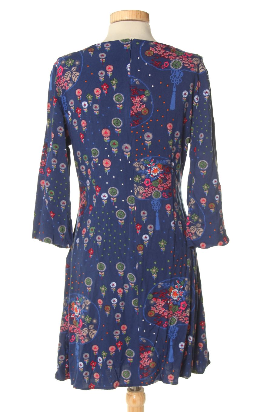 Robe casual Surkana de la taille L, de couleur bleu