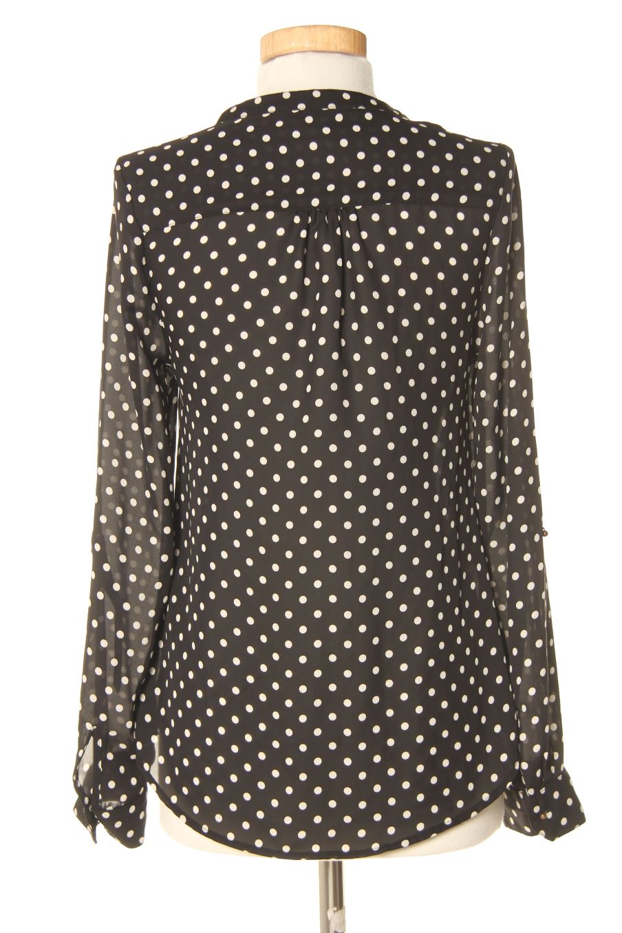 Camisa de Lauren Conrad de la talla XS, de color negro