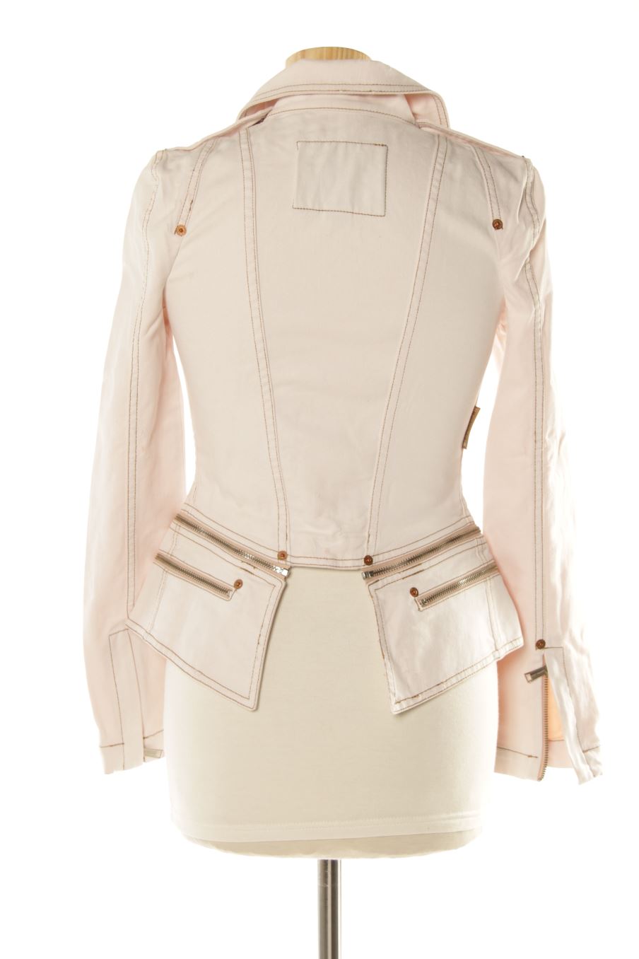 Cazadora de Holy Preppy de la talla XS, de color beige de ropa vaquera