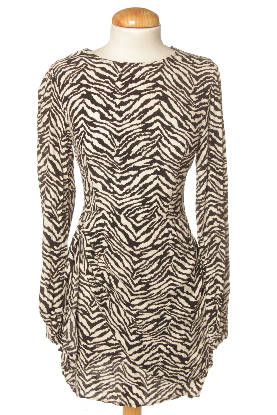 Robe casual Zara de la taille S, de couleur animal print