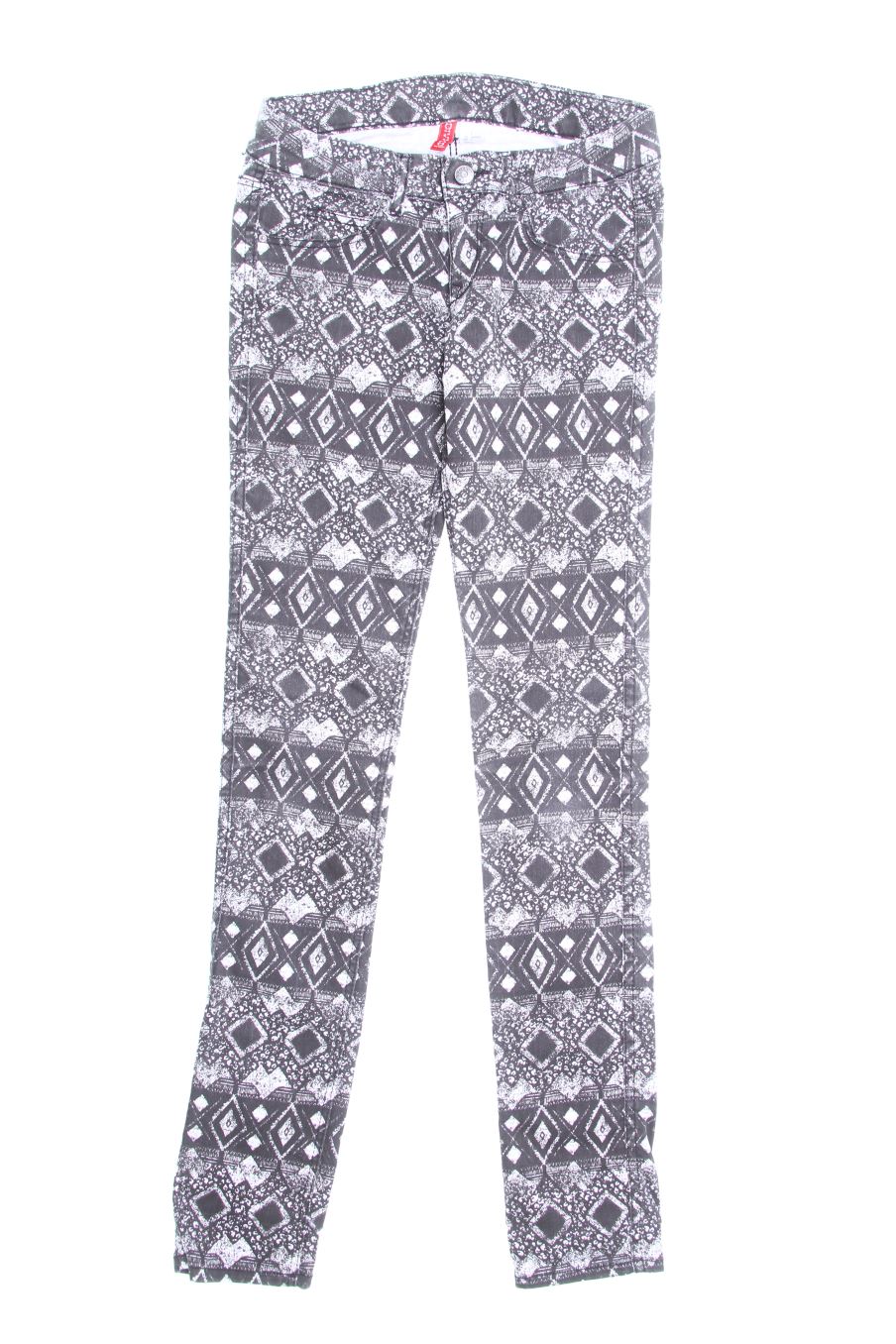 Jeans H&M de la taille 34, de couleur gris de denim