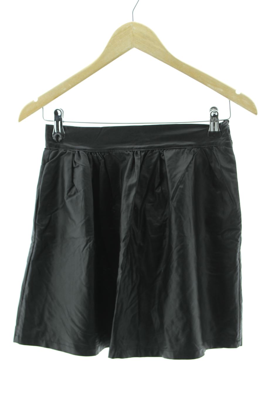 Jupe Made in italy de la taille 34, de couleur noir de synthétique