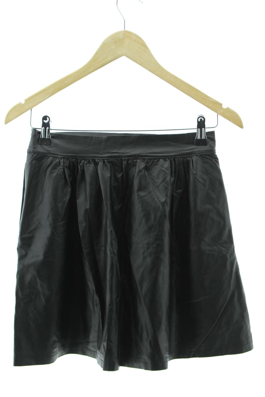 Jupe Made in italy de la taille 34, de couleur noir de synthétique