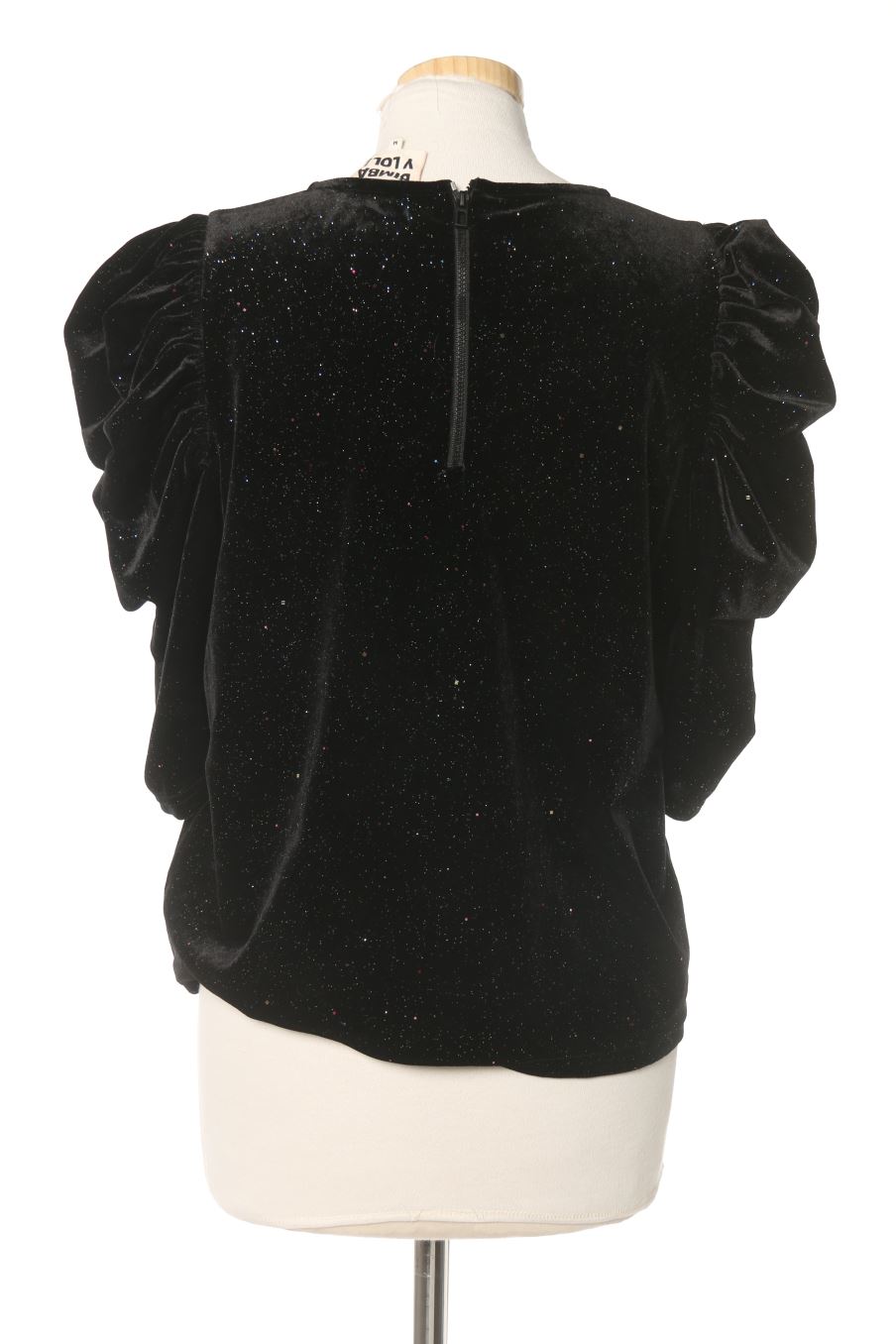 Blouse à manches longues BIMBA Y LOLA de la taille M, de couleur noir de velours
