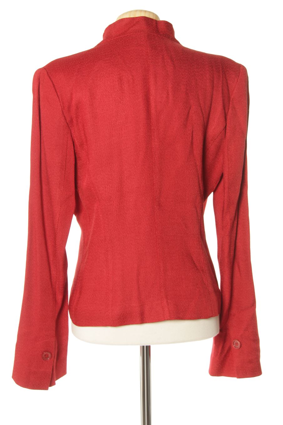 Blazer de Zara de la talla 38, de color rojo