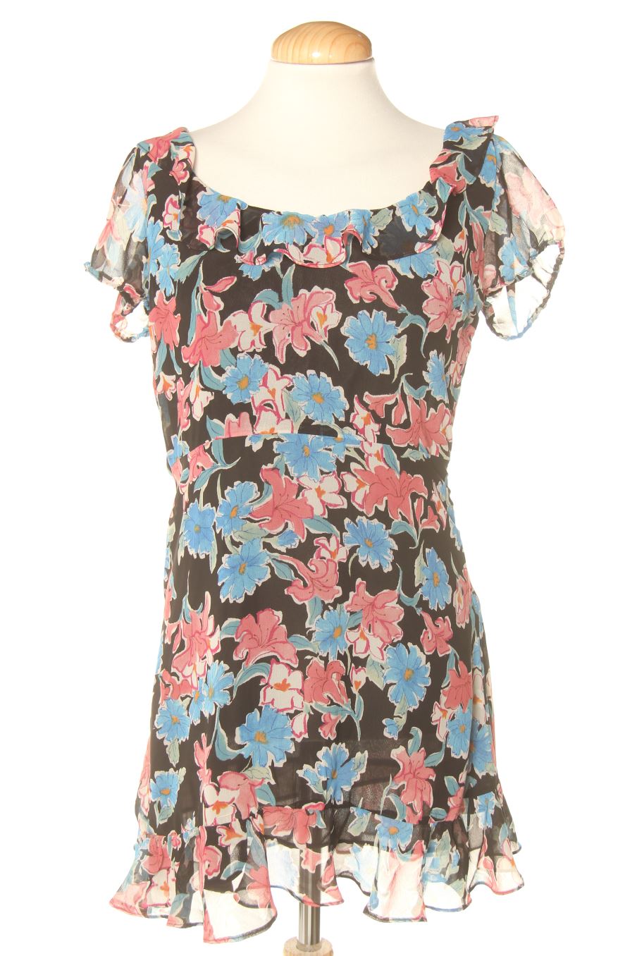 Vestido casual de Trafaluc de la talla M, de color flores