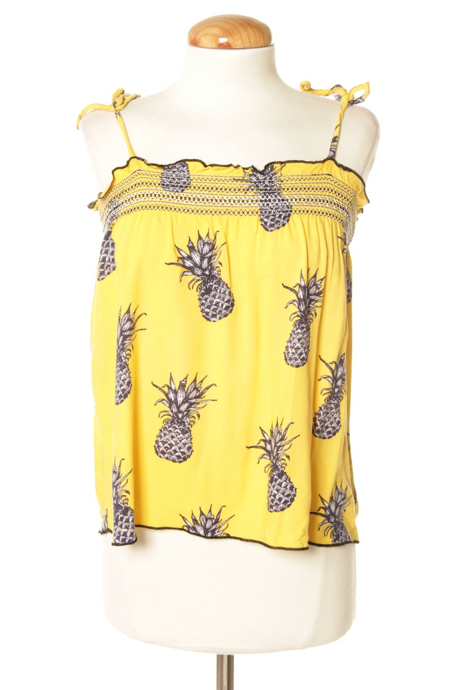 Top Bik Bok de la taille XS, de couleur jaune