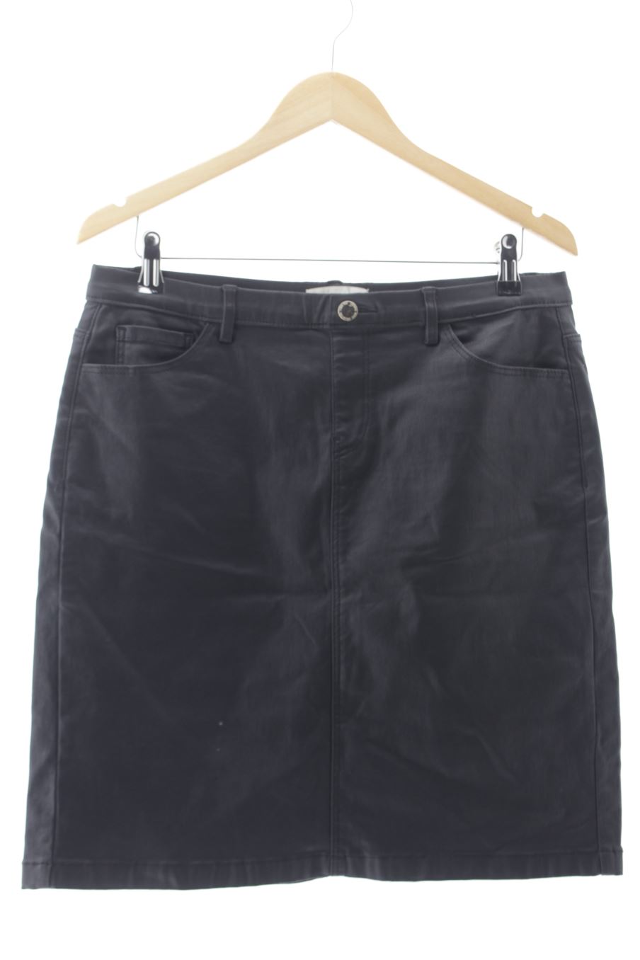 Jupe Cortefiel de la taille L, de couleur noir de denim