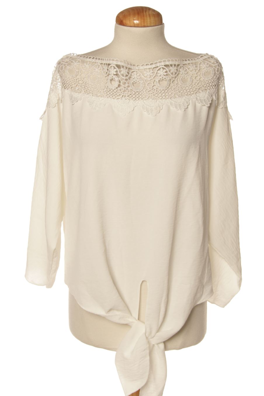 Blusa de manga corta de CLOUD 5IVE de la talla L, de color blanco