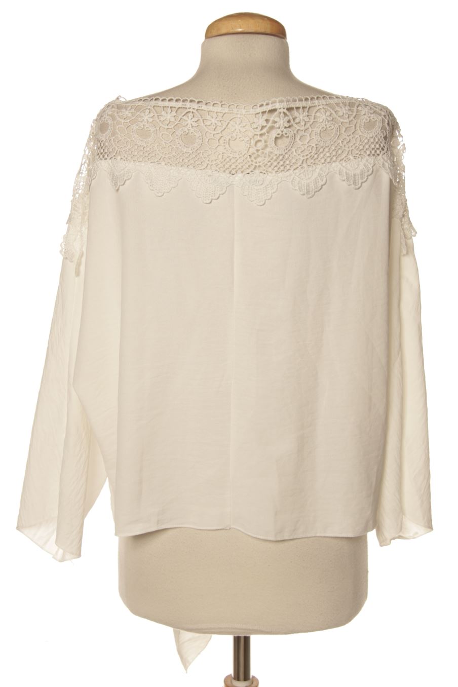 Blusa de manga corta de CLOUD 5IVE de la talla L, de color blanco