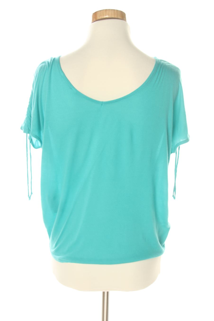 Blusa de manga corta de Zara de la talla XS, de color verde