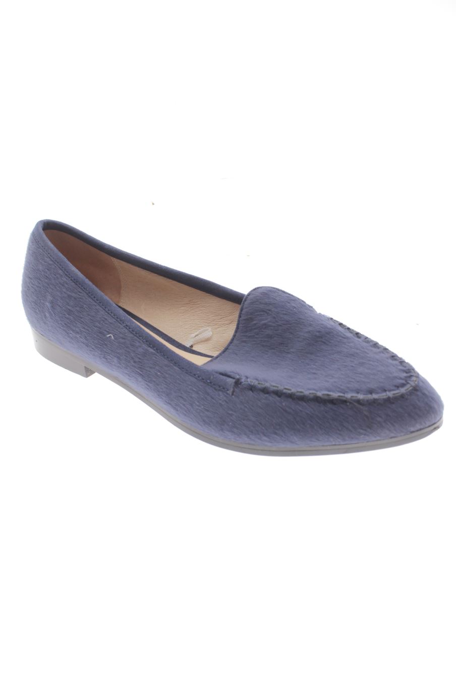 Zapatos planos de Cortefiel de la talla 37, de color azul marino de