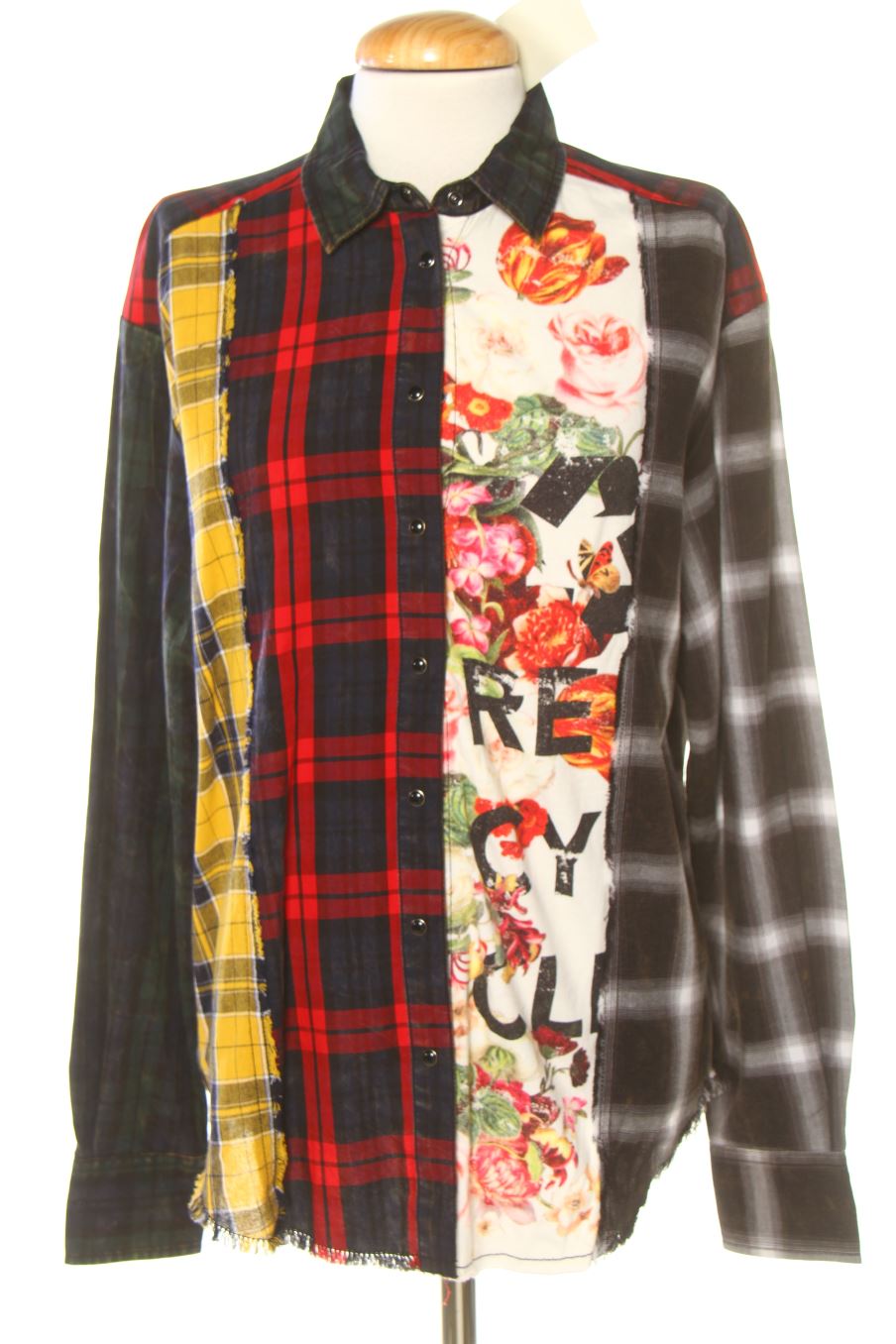 Camicia de Desigual de la talla M, de color quadri
