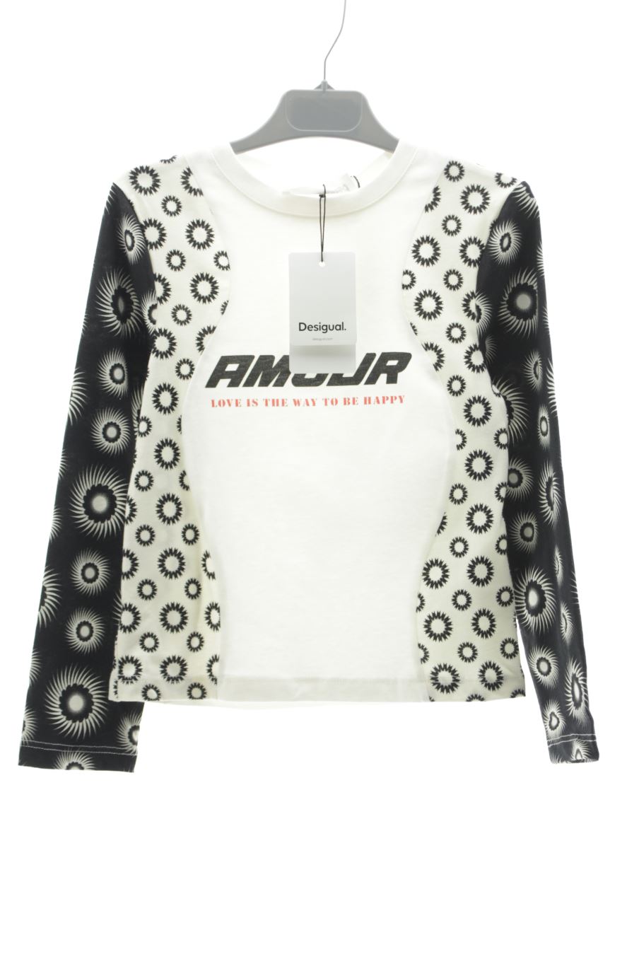 Maglietta a maniche lunghe de Desigual de la talla 7 anni con etichetta