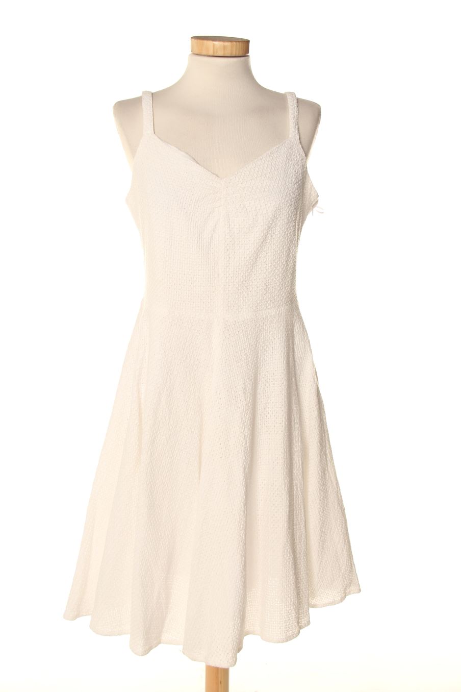 Robe casual Caroll de la taille 42, de couleur blanc