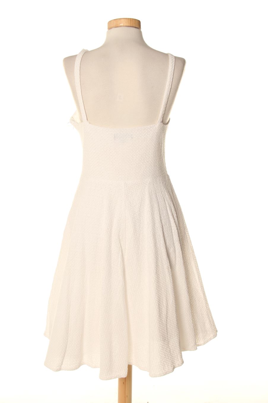 Robe casual Caroll de la taille 42, de couleur blanc