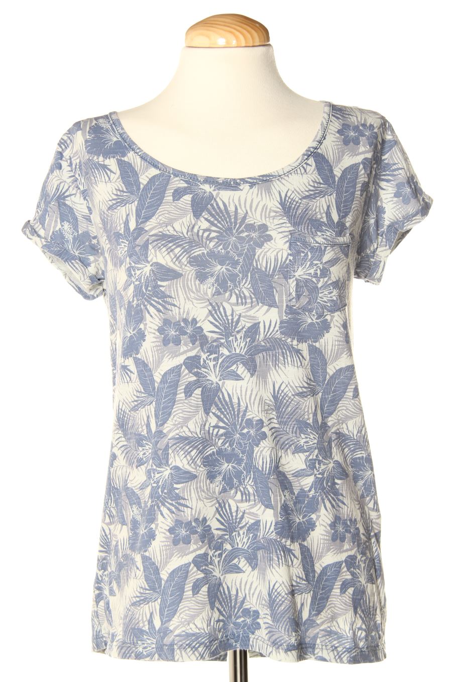 T-shirt Camaieu de la taille M, de couleur bleu