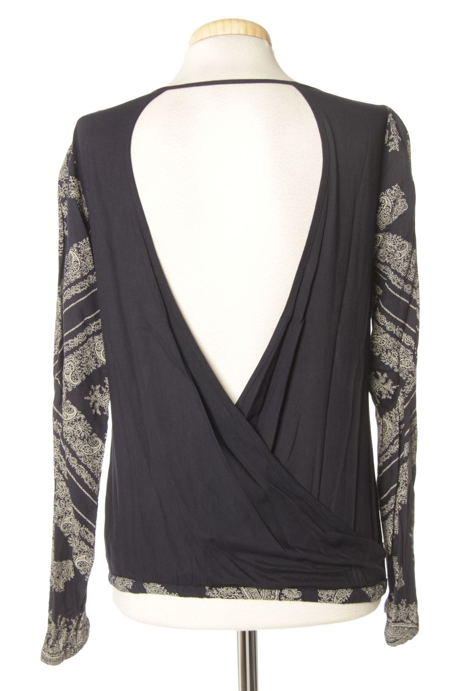 Blouse à manches longues Sfera de la taille S, de couleur bleu marine