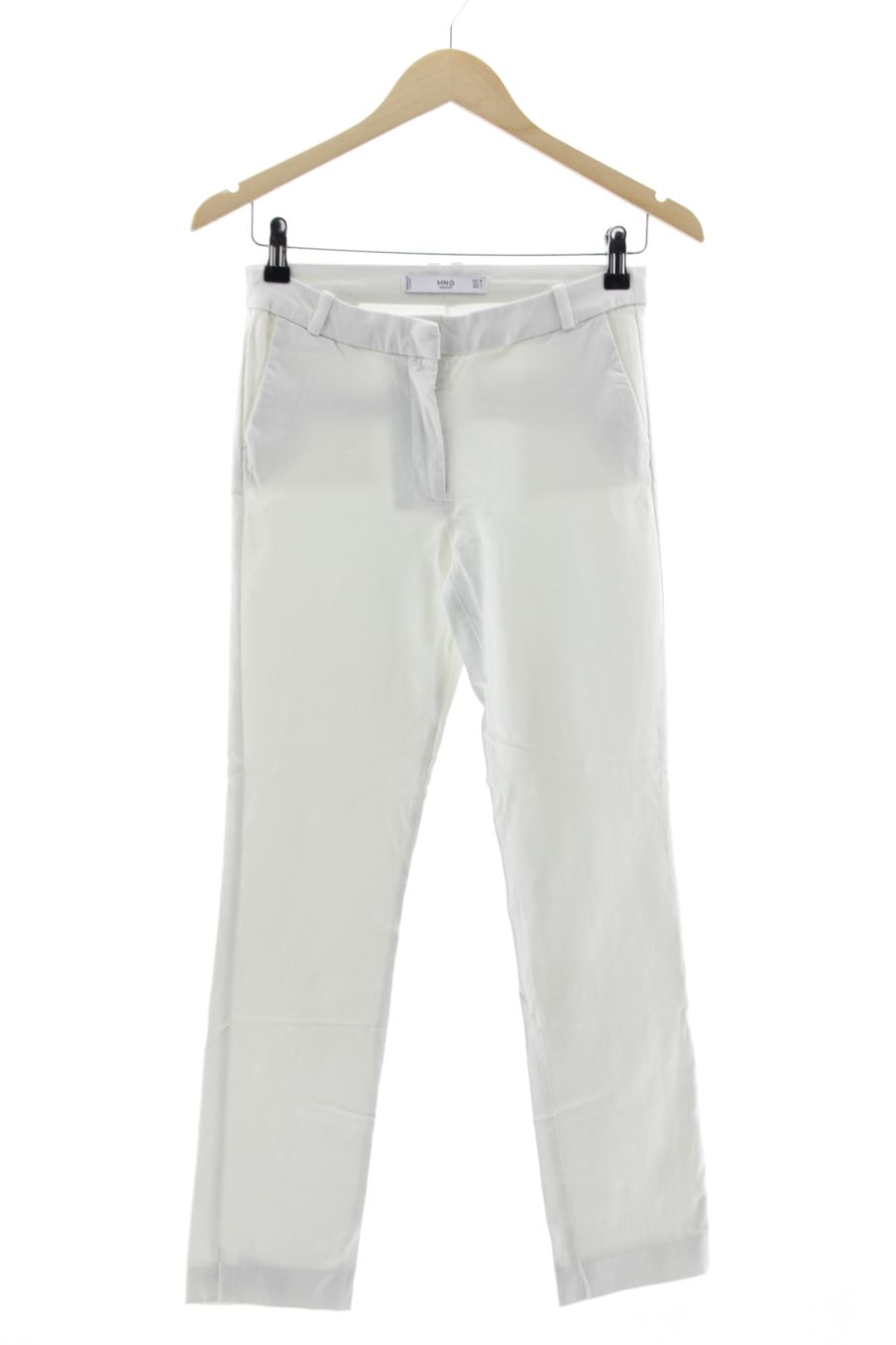 Pantaloni de Mango de la talla 36, de color bianco