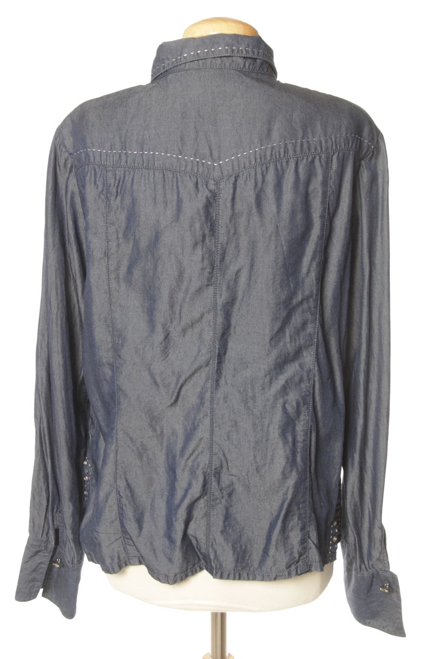 Chemise Punt roma de la taille 44, de couleur bleu de denim
