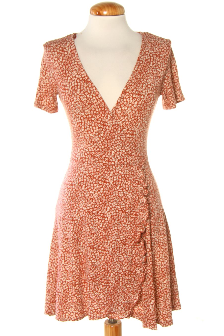 Robe casual Pull & Bear de la taille XS, de couleur imprimés