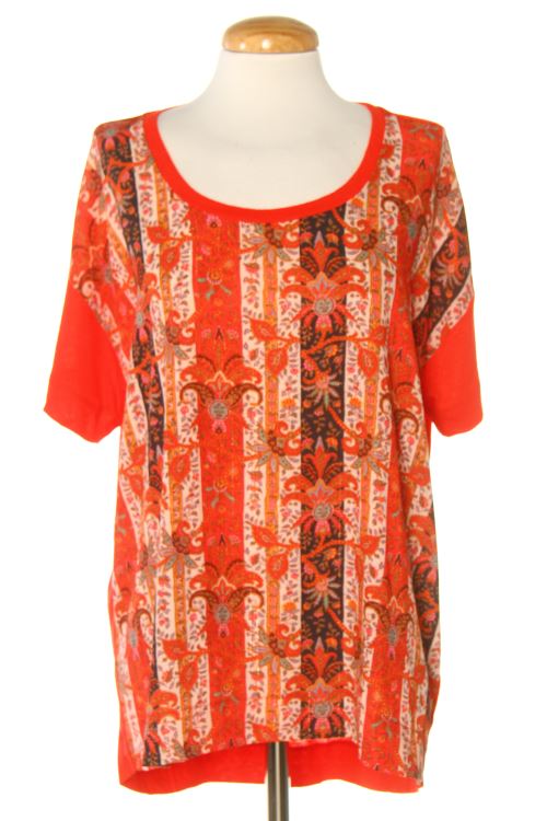 Blusa a maniche corte